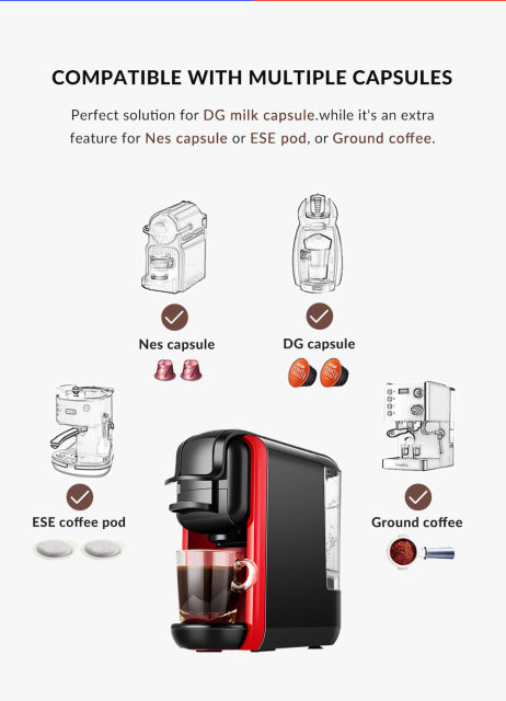 Todo en uno Barista Bundle Set, máquina de café expreso de 7 piezas,  cafetera de capuchino, máquina profesional de café y café con leche con  espumador