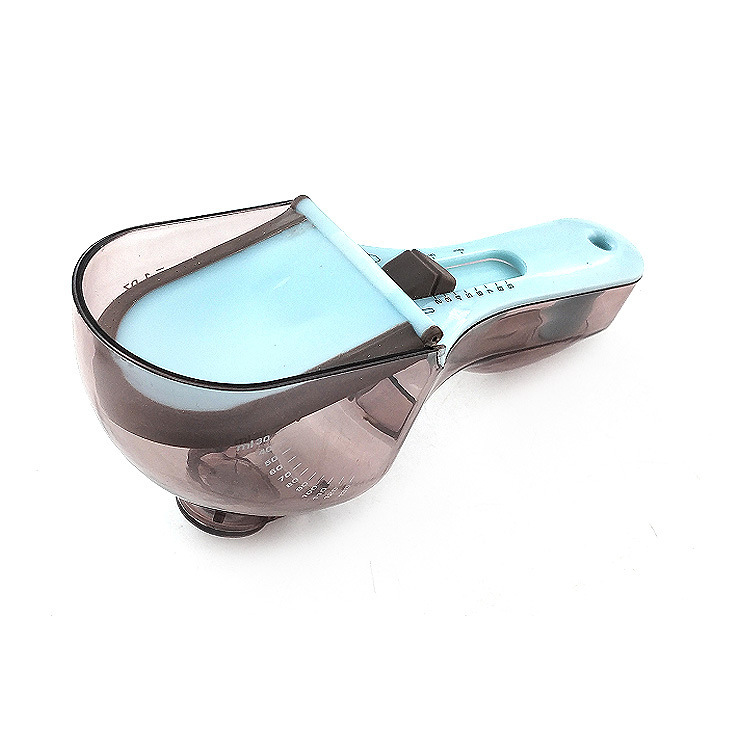 Cuchara de medición ajustable cuchara de medición de plástico cuchara de medición de plástico con escala cuchara de medición de plástico cuchara de medición de leche magnética cuchara de medición de polvo cuchara de medición