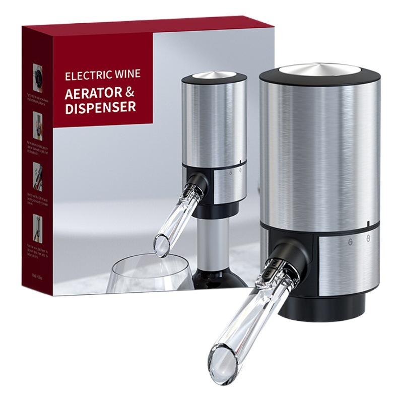 Fábrica eléctrica decantador rápido inteligente uva vino Separador Electrónico eléctrico jarra transfronteriza Venta caliente