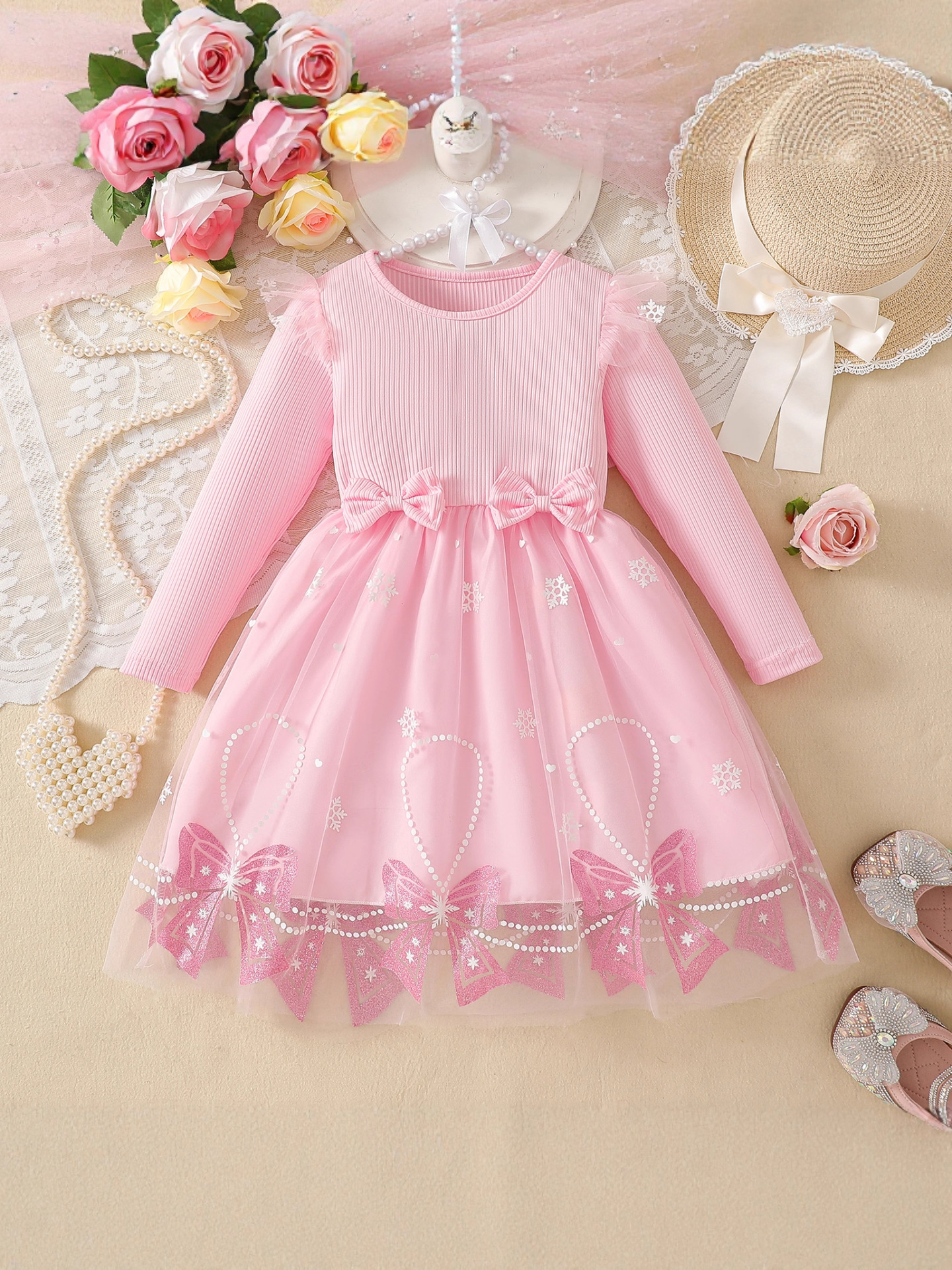demi-season autumn children's dress