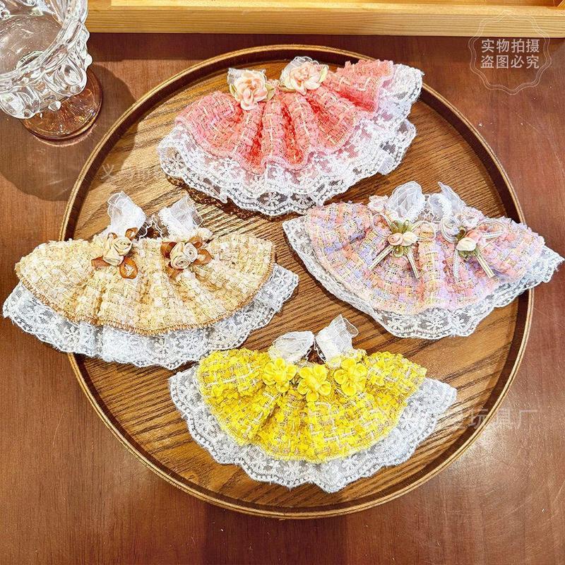 新款娃衣蕾丝蓬蓬裙公主裙棉花娃衣服小香风创意宫廷风18-23cm|undefined