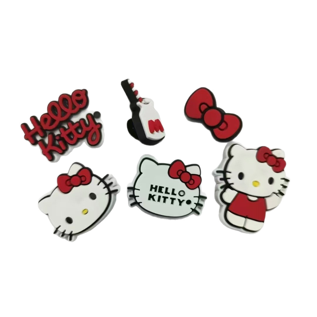 下駄アクセサリー靴花かわいい KT 立体アクセサリー靴バックル漫画アクセサリー KT 子猫 diy クロスボーダー新スタイル