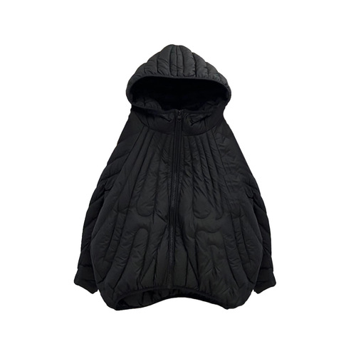 Korean-style cotton padded jacket for children, short design for baby girls, winter clothing with stylish design, lightweight and thin outerwear for girls.