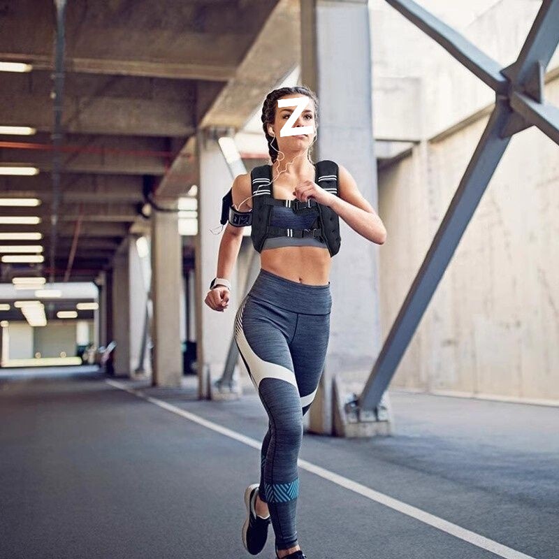 Running Weight Vest 3-10kg Fitness Sandbag Invisible Weighted Sand Bag Men's Tactical High School Entrance Examination Training Exercise