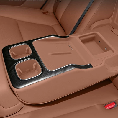 Suitable for 26 models of Leapmotor D19, second-row wireless charging silicone anti-slip mat, protective cup holder, car-specific accessories for modification