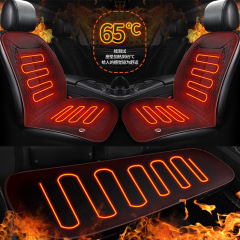 Wholesale 2022 New Car Heated Seat Pads Winter Fuzzy Seat Pads 12V/24V Universal Car Electric Heated Seat Pads