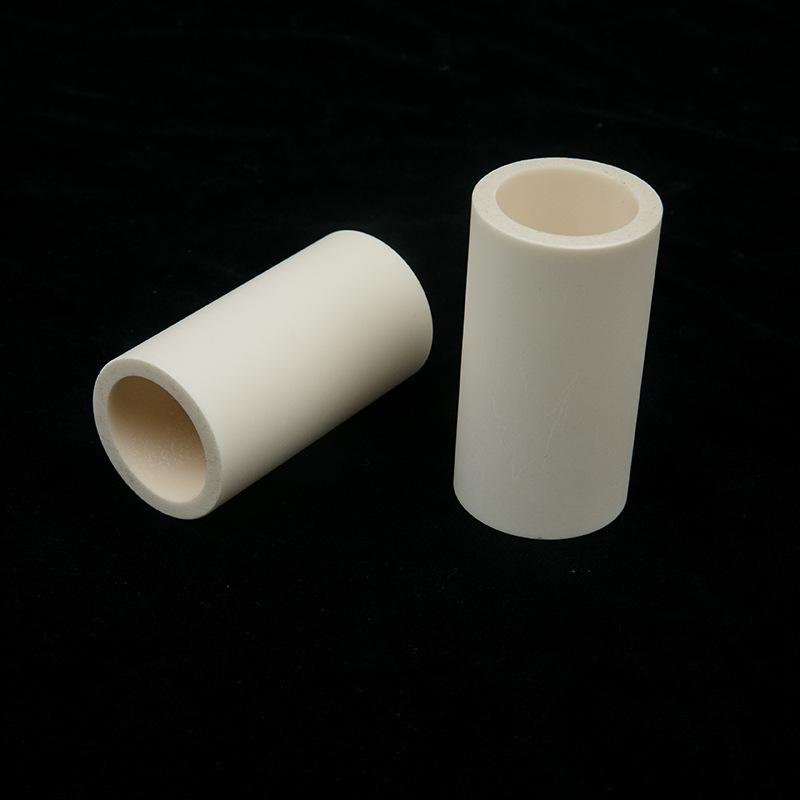 99瓷 氧化铝陶瓷管  耐高温高频刚玉陶瓷管 工业高强度绝缘瓷管