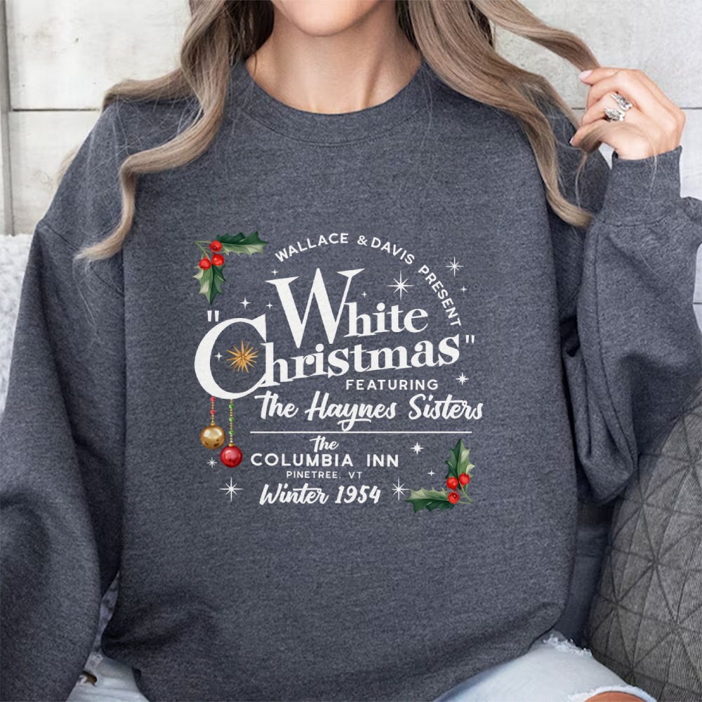 White Christmas Movie Sweatshirt, Wallace y Davis Sweater