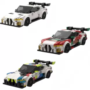 Конструктор MOC BMW M4 GT3 8 клеток