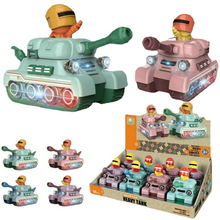 8只裝慣性聲光小坦克911特技回力益智仿真過家家兒童玩具混批發