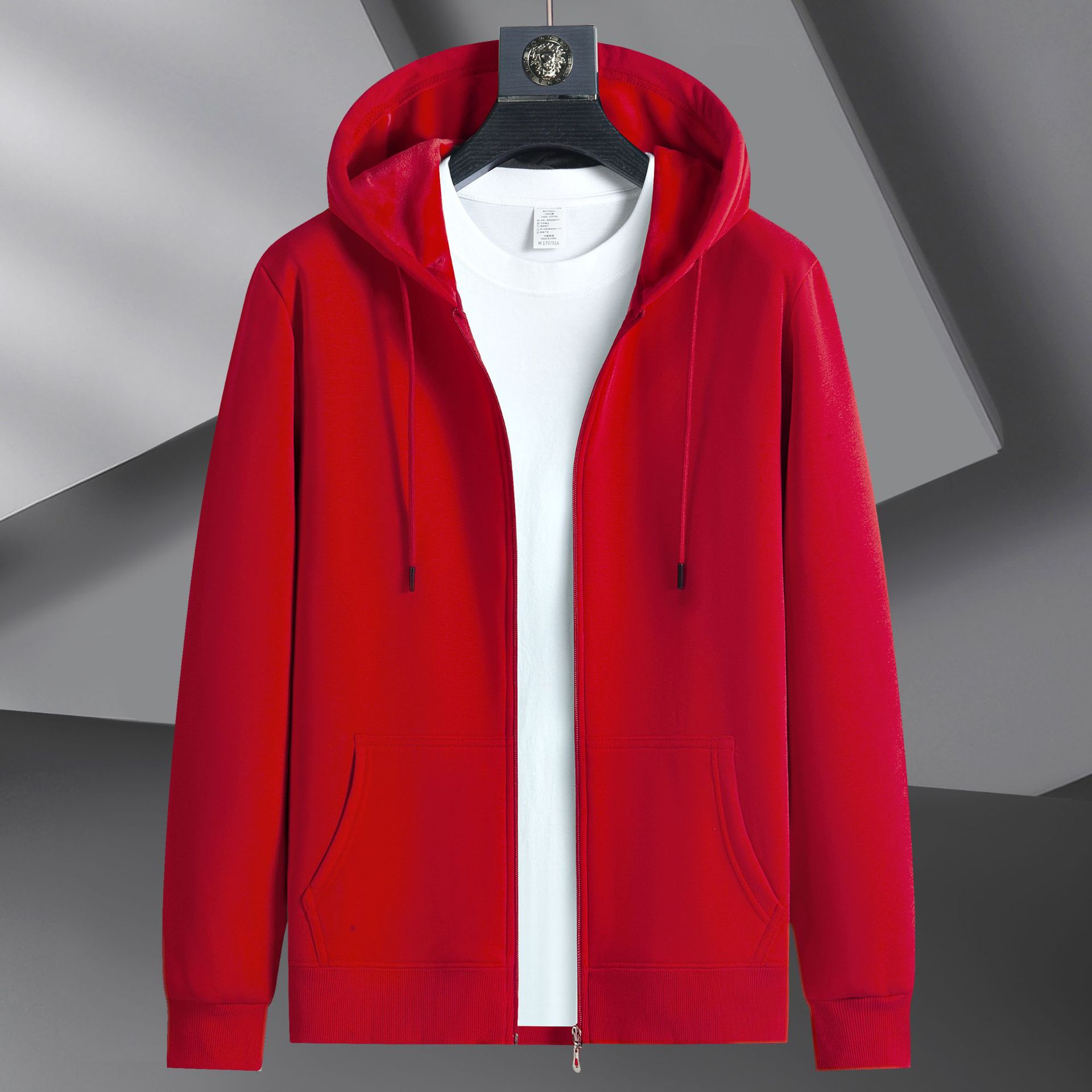 다홍색 [단색 가디건 맨투맨 얇은 스타일] 단품