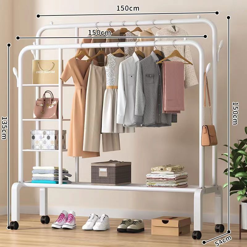 percha de ropa de piso vertical grosor grosor percha de ropa de casa dormitorio balcón barra de secado percha de ropa de secado percha