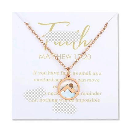 Amazon cross-border fashion mustard seed pendant necklace, personalized niche wish oval seed stainless steel necklace