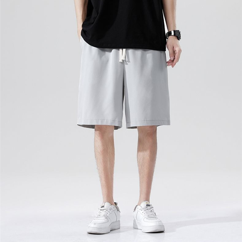 Ice Silk Quick-Drying Shorts Men's Summer Thin Outer Wear Basketball Sports Running Five-Point Casual Cheap Breathable Mid-Pants