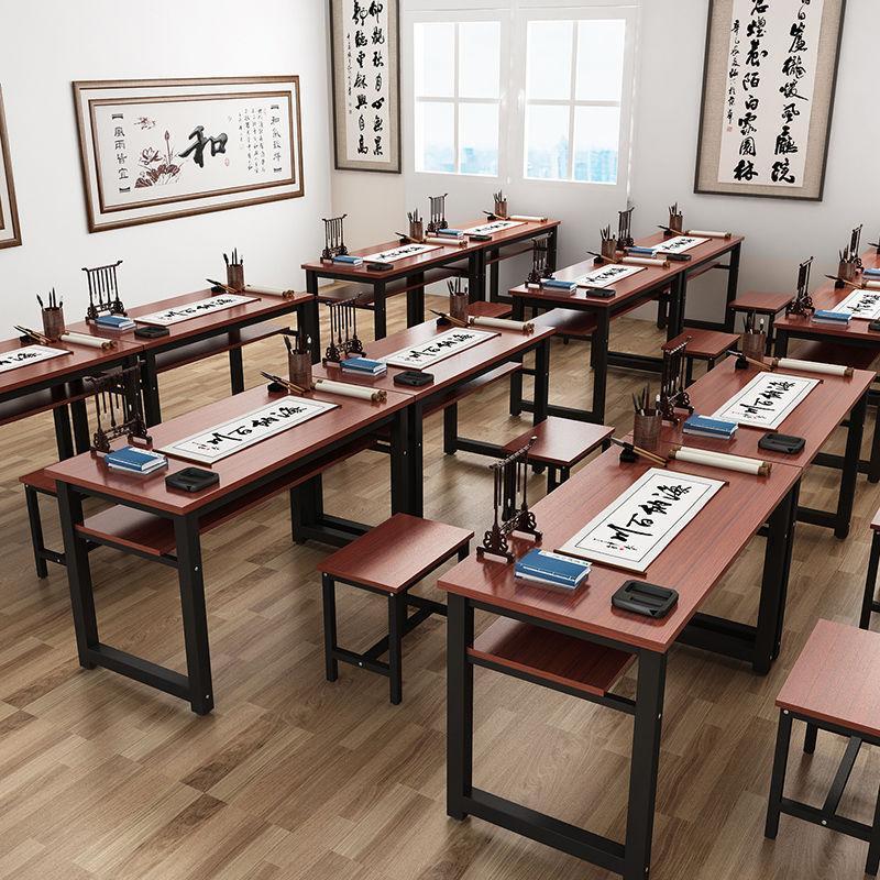 Calligraphy Table Calligraphy Table Writing Desk for Brushes Double-layer Simple Computer Desk Desk Training Drawing Table