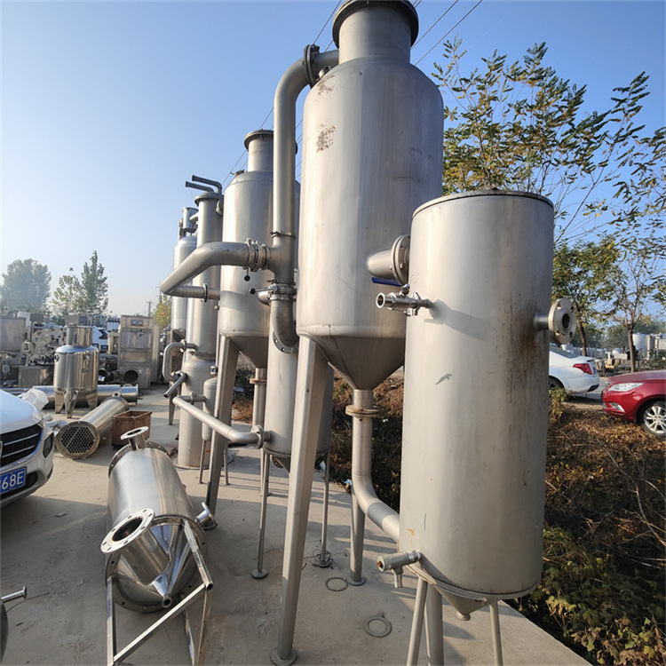 供应二手MVR强制循环蒸发器   不锈钢薄膜刮板浓缩蒸发器