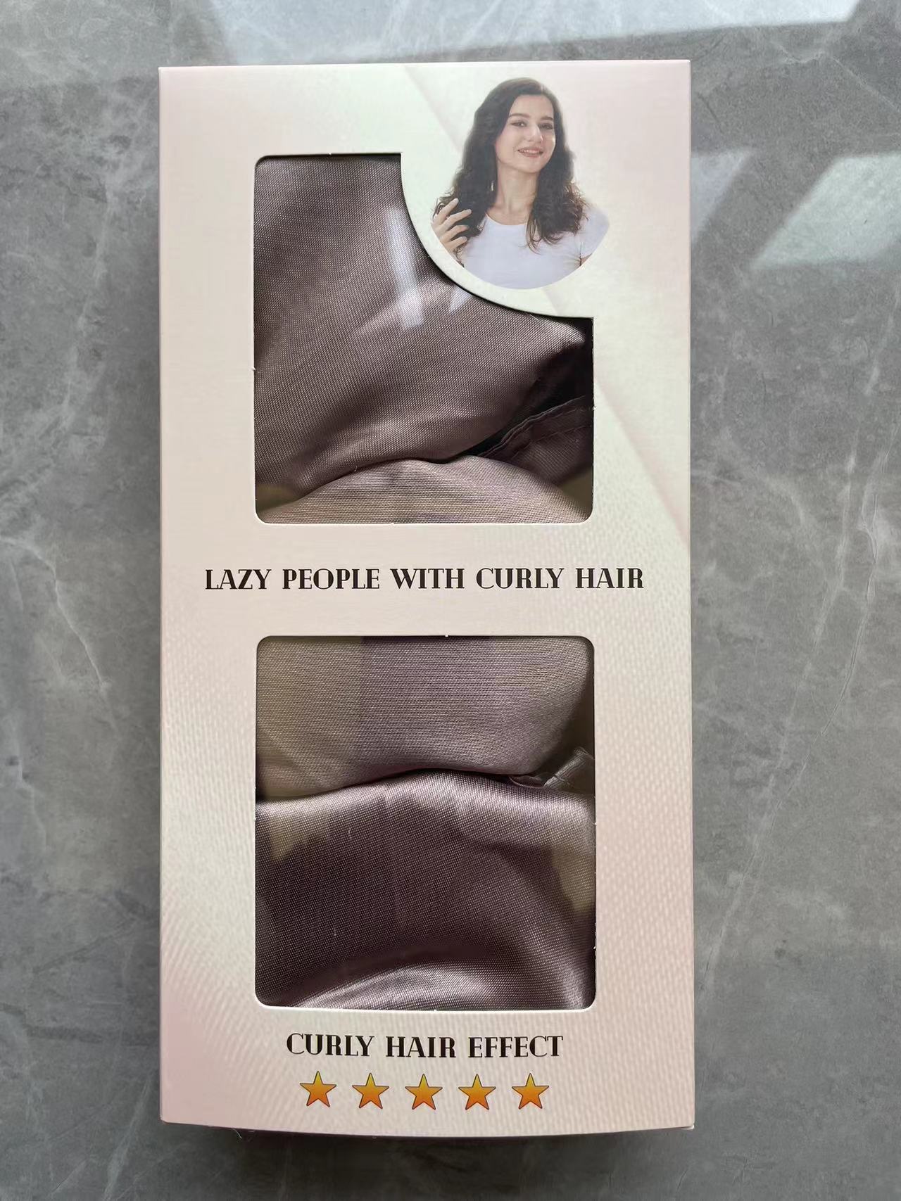 Cross-border NO CALIENTE palo curling BUN BONS Pelo Rizado cubierta traje de viaje almohada rodillo largo medio pelo grande onda de pelo rizado