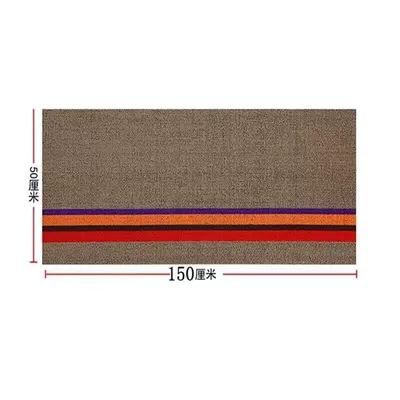 Snowy carpet-style car mats can: Universal Foot Pad - beige-separate-rear-seat-50150