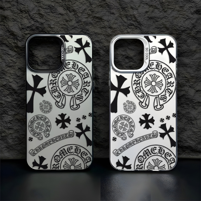 Trendy Brand Crow Heart Is Suitable for Apple 17 Pro Max Phone Case with a High-End Feel, iPhone 16/15/14 Full Coverage 13