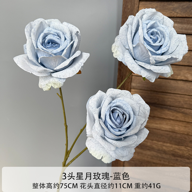별과 달 장미 3개