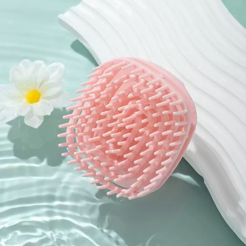 日本製シリコン家庭用シャンプーブラシシリコンヘアマッサージクリーニング頭皮シャンプーかゆみ止めコームウェットとドライ両用|undefined