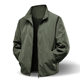 Sports Jacket Men's Spring and Autumn 2025 New Style Vertical Collar Top Riding Running Coat Short Outdoor Casual Jacket