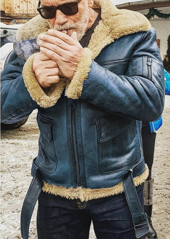 Moška oblačila Debela krznena usnjena jakna Zimska nova moška jakna z integriranim krznom_voghion.com