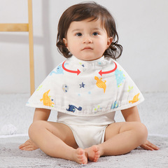 Baby burping and spitting milk towel, shoulder protector and dribbling towel, baby large bib bib, newborn anti-overflow milk function gauze towel