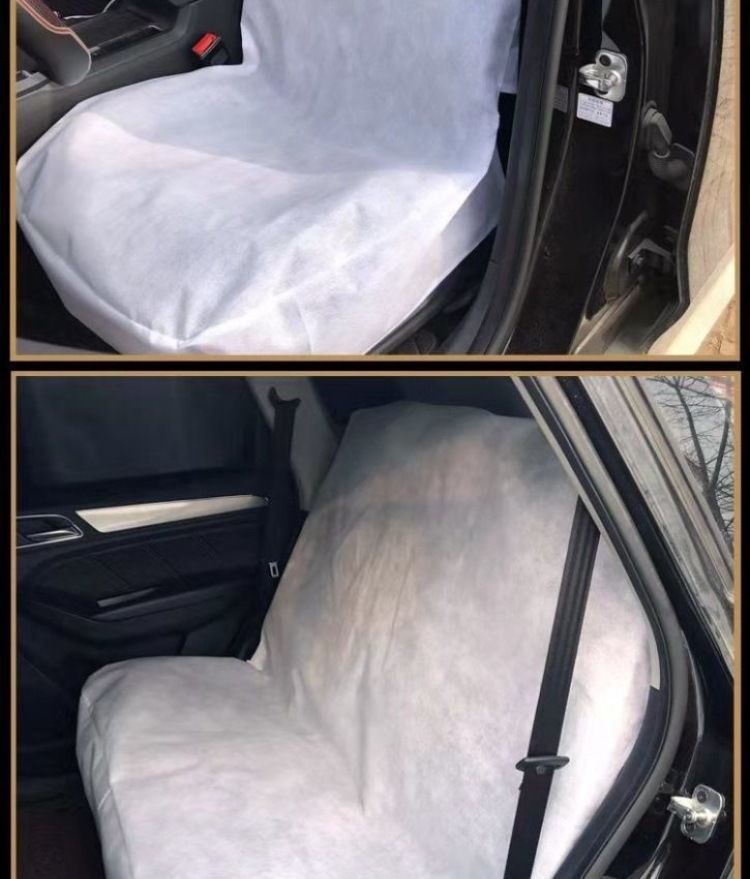 Car Disposable Seat Cover Non-woven Environmental Protection No Odor Car Seat Protective Cover Auto Repair Anti-dirty Anti-fouling Cushion Cover