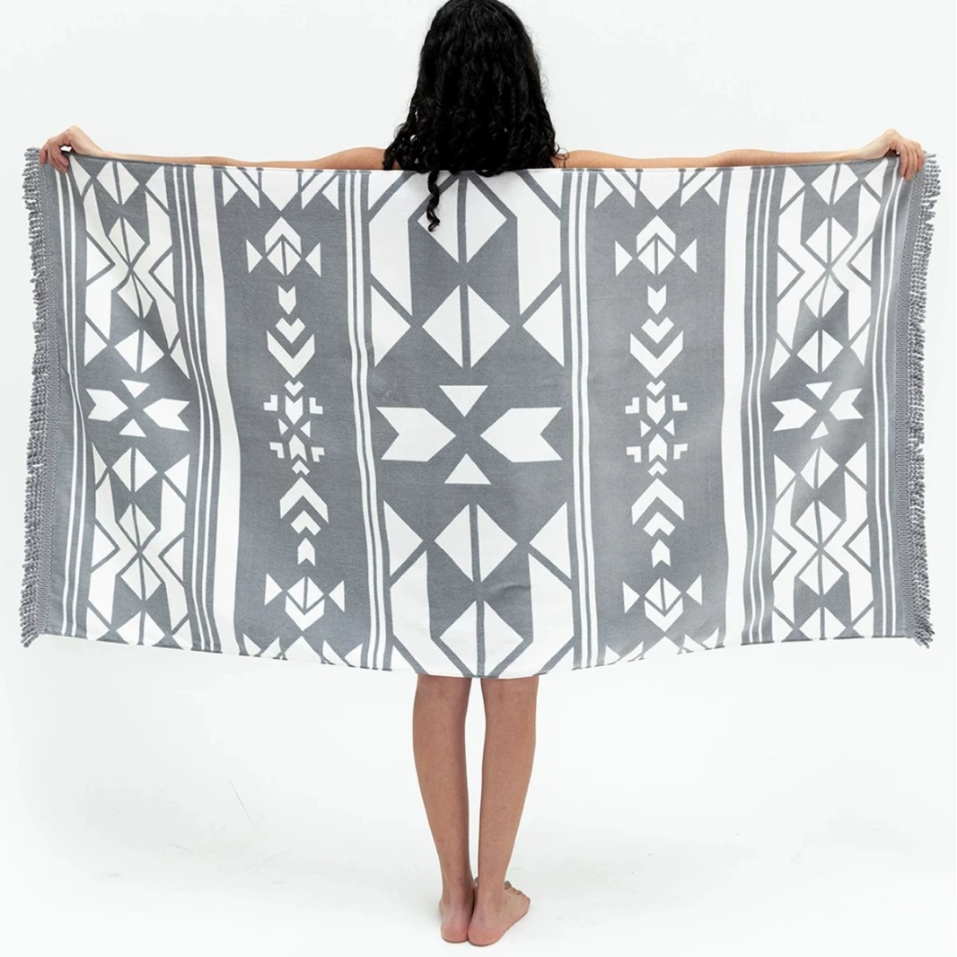 Хлопок пляжное полотенце с принтом