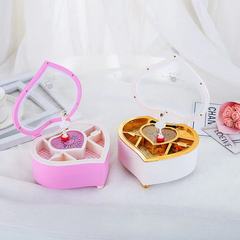 Factory delivery of love rotating girl plastic music box creative music box couple birthday gift graduation gift