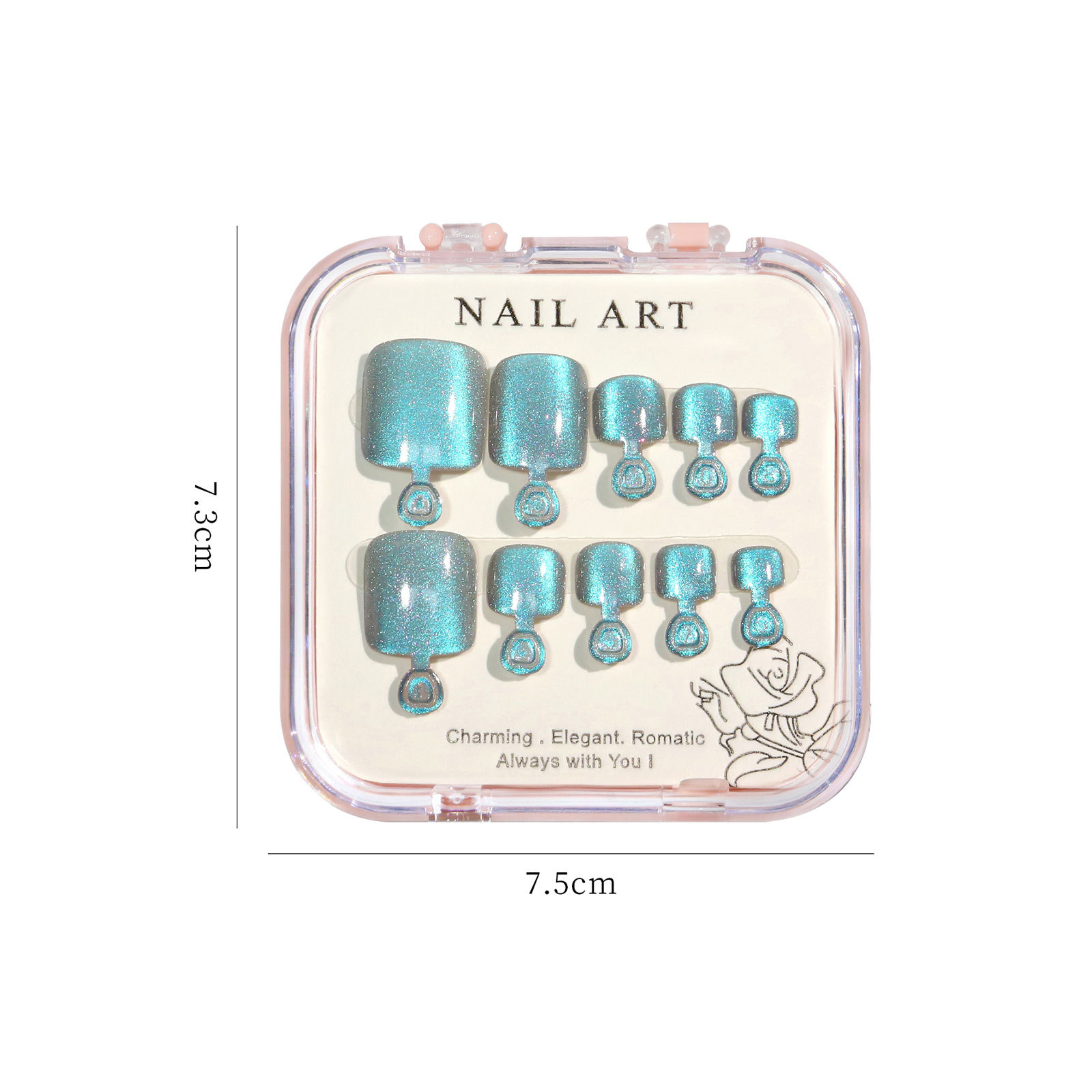 Décontractée Couleur Unie Abs Ongles Correctifs 1 Jeu display picture 5