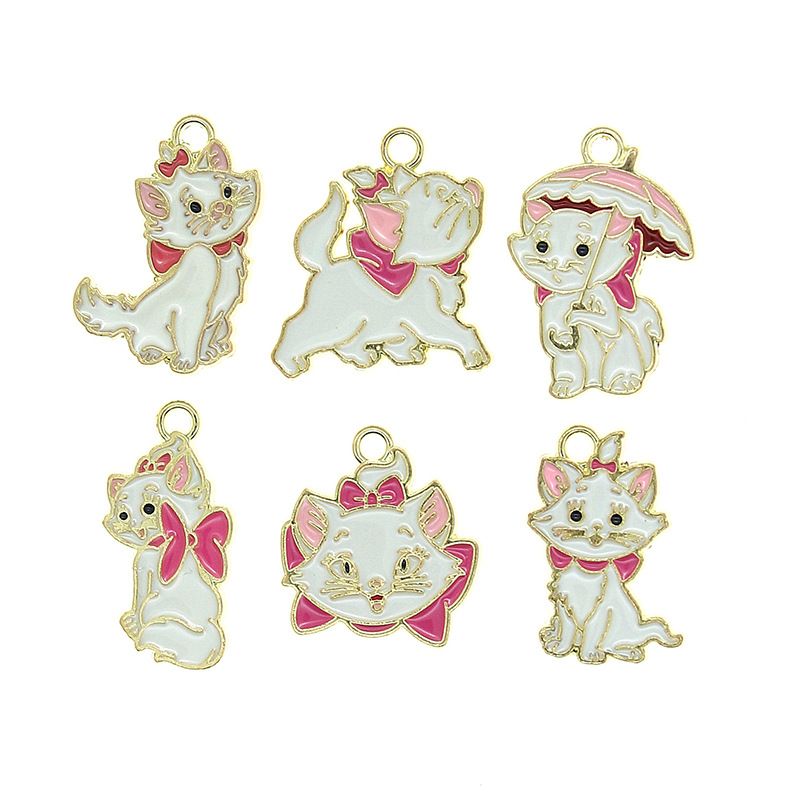 Japanese -style cartoon alloy drip oil Mary cat Tom's dream love cat…