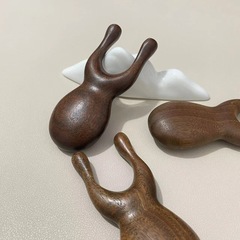 Tigerwood small frog large nose bridge eye care massager nose bridge nose wing face clearing massage stick nose scraper