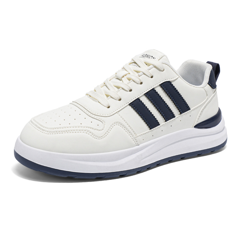 Zapatillas deportivas de hombre para primavera, transpirables, de suela gruesa, informales, ligeras, 2026, nuevas, versátiles, blancas