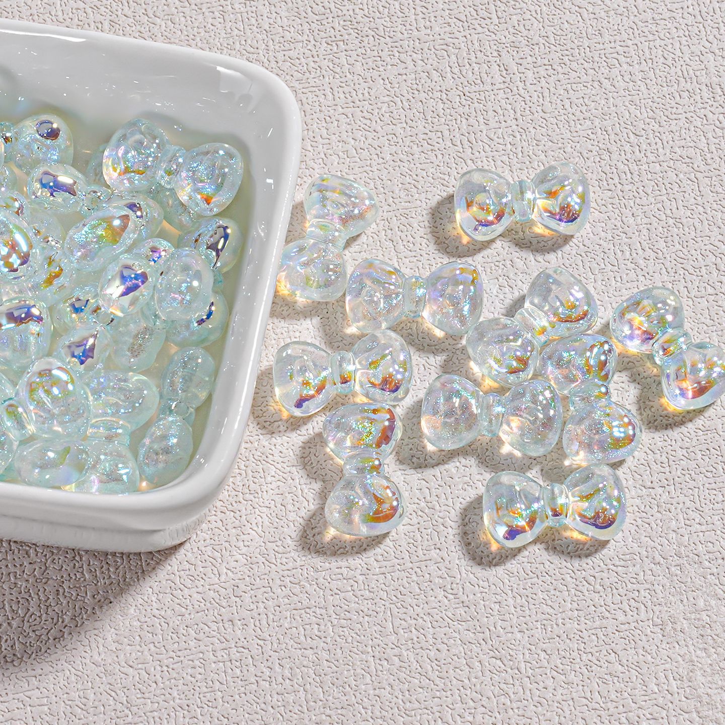 Cadena de teléfono móvil de cristal, cadena colgante de teléfono móvil de perlas, cadena de muñeca, material, cuentas de lazo, cuentas sueltas, lote hecho a mano de bricolaje