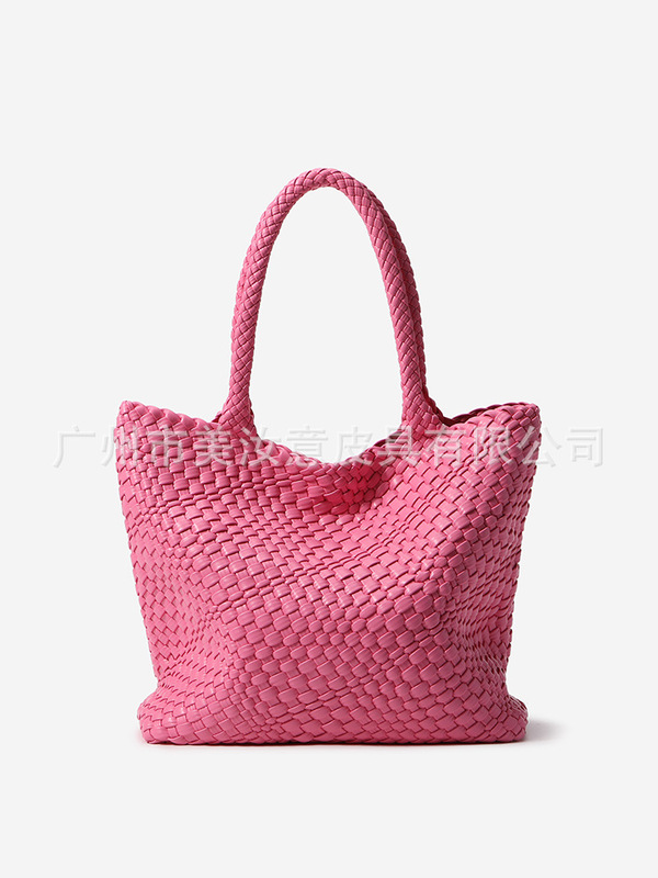 手織りバッグ、大容量トートバッグ、女性用ハンドバッグ、ショルダーバッグ、マザーバッグ、野菜バスケット、女性用バッグ、織りバッグ|undefined