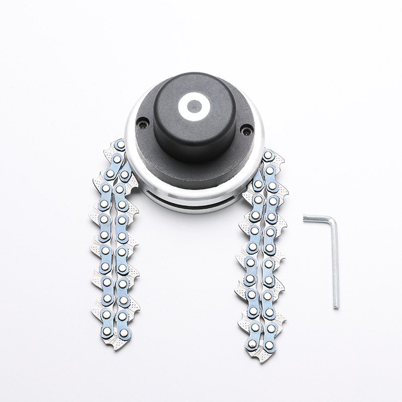 Nuevo cabezal de césped de cadena ventas directas de fábrica especial transfronterizo para cortacésped de jardín accesorios de cortacésped multifunción de nailon