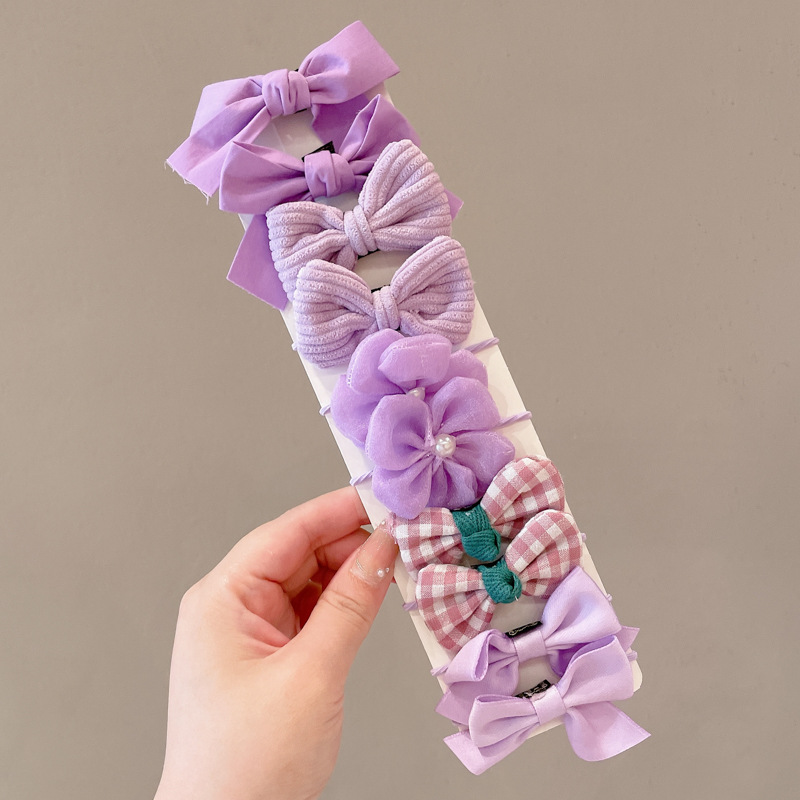 Papá Noel correa de goma para niños navideños vestido de cabello jardín de infantes bebé anillo de cabello de Navidad atmósfera accesorios