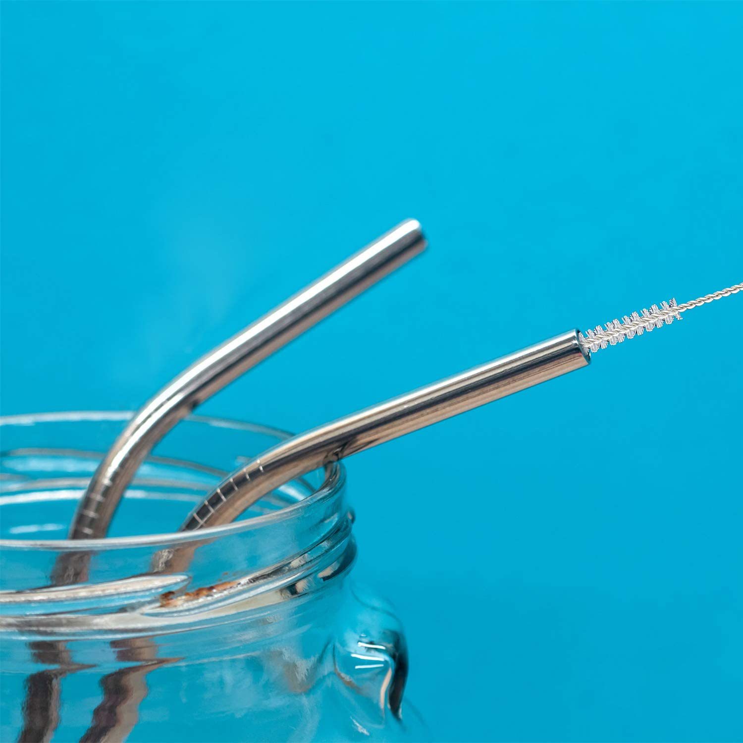 Fabricantes al por mayor Amazon Venta caliente cepillo de paja largo refrigerador a través del agujero cepillo multifunción tubo de ensayo cepillo se puede personalizar según sea necesario