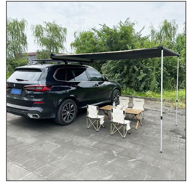 Car Side Account Canopy Tent Outdoor Car Side Cloth Off-road Vehicle Sunshade Curtain Camping Self-driving Camping Sunscreen