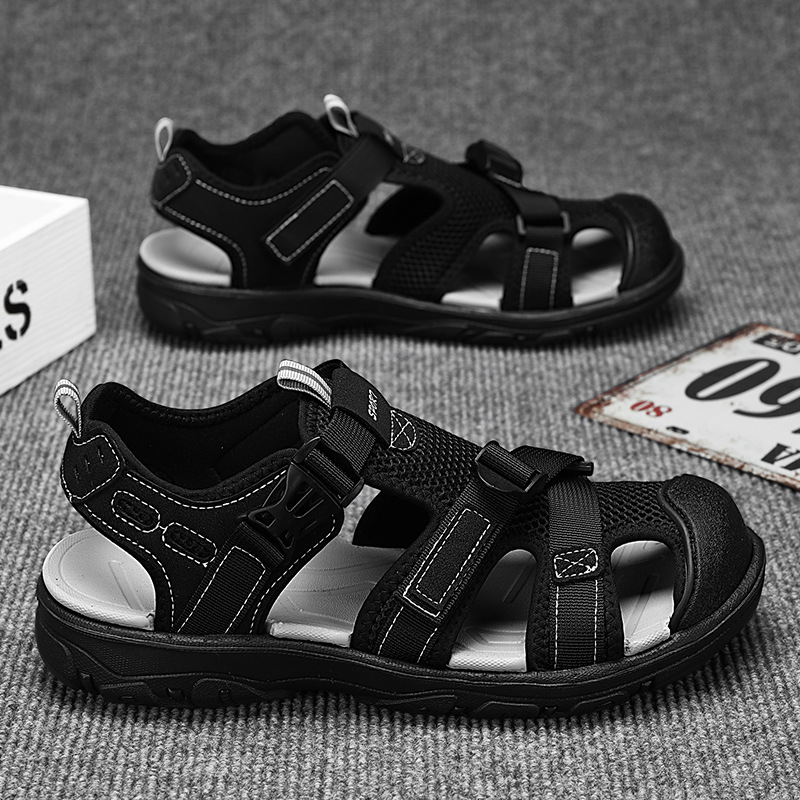 Comercio exterior nuevas sandalias de hombre simple EVA estilo europeo y americano zapatos de playa de gran tamaño al aire libre sandallas casuales de playa