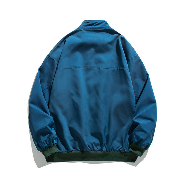 Primavera y otoño nuevo retro versátil chaqueta de piloto casual para hombres Marca de moda estilo japonés collar chaqueta de ropa de trabajo para hombres