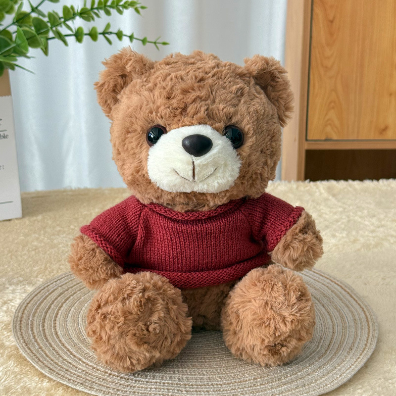 Transfronterizos Teddy Bear muñecas de peluche muñecas de tela regalo de graduación de chicas regalos de eventos logotipo imprimible