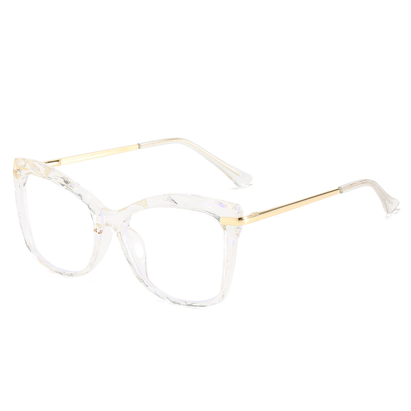 Damen Blaulichtfilter Brille Mit Diamantschliff Kanten Tr90_voghion.com