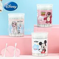 Disney детский ватный тампон детский специальный ребенок новорожденное ухо носовой помет маленький ватный тампон совок для ушей тонкая двойная головка
