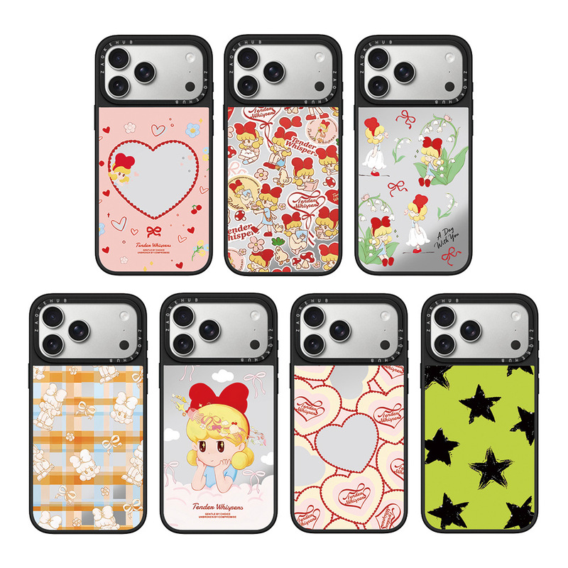 Girl with Bouquet Series Heart-Shaped Little Girl Iphone17Promax Apple 16 Mirror 15 Phone Case 14 Girl with Bouquet Series Heart-Shaped Little Girl Iphone17Promax Apple 16 Mirror 15 Phone Case 14