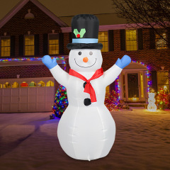 クロスボーダークリスマスインフレータブルクリスマス雪だるまエアモデルLED発光庭屋外装飾パーティー用品置物