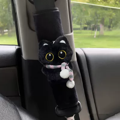 Sürətlər qutusu və əl tormozu başlıqları | Anti-Stranglehold - little-black-cat-shoulder-pad-pink-grey-scarf-single