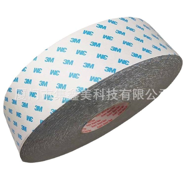 3M4608灰色VHB双面胶0.8mm厚灰色压克力泡棉汽车胶带